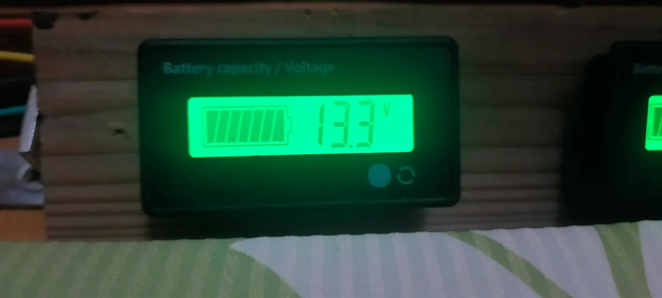 12V400ah自作蓄電池13.3V