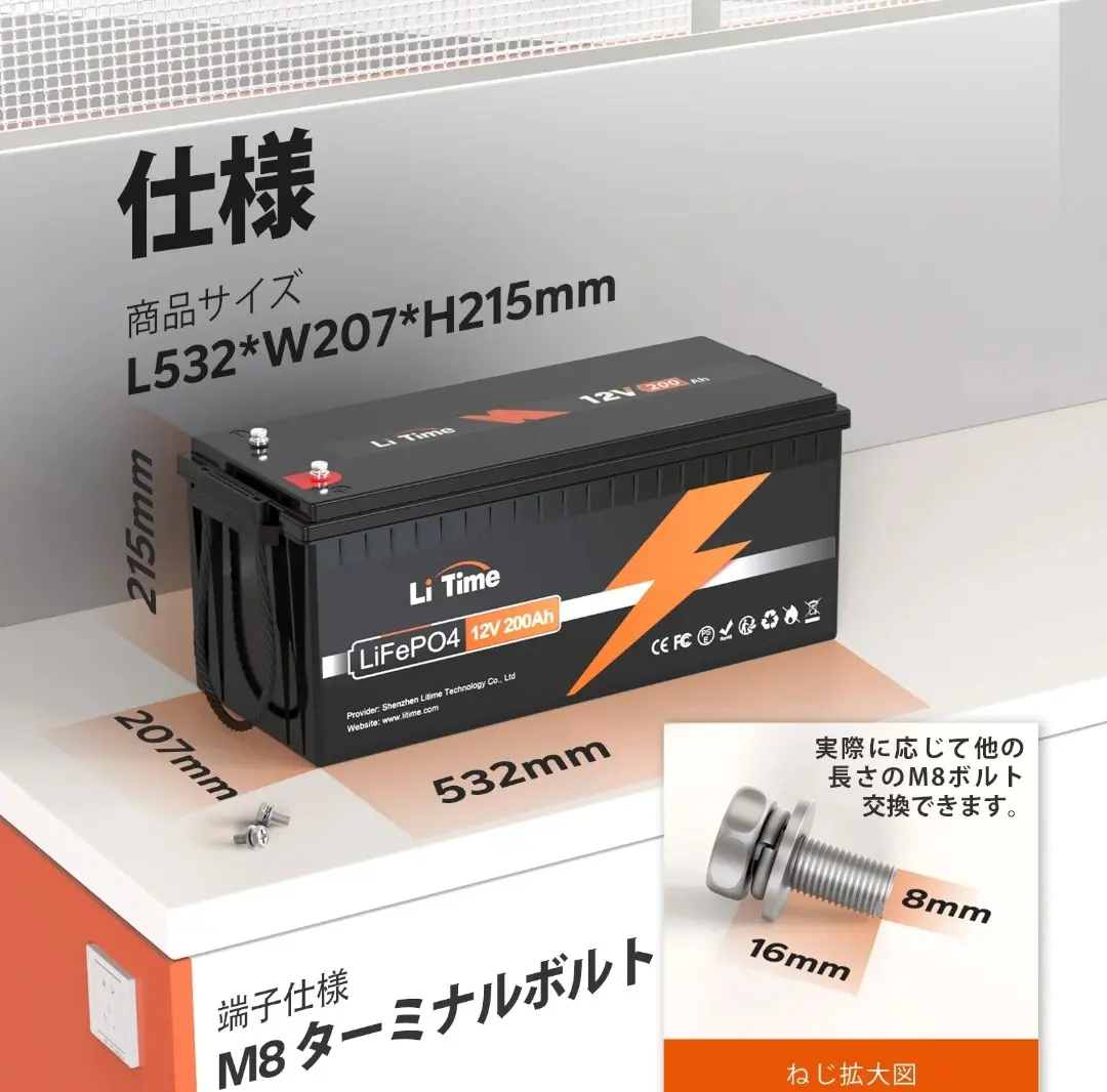 リタイムバッテリー】大人気200ah！使って感じた売れる4つの理由