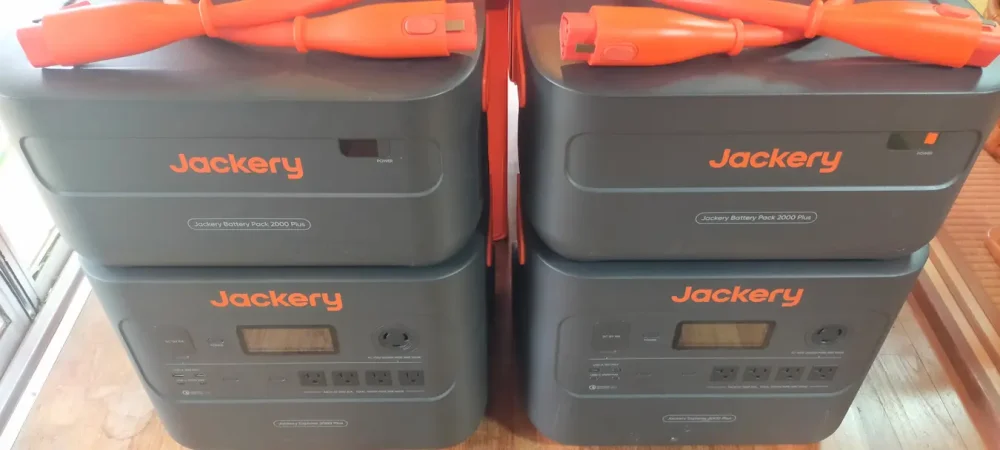 Jackery容量拡張バッテリー・2000Plus2台