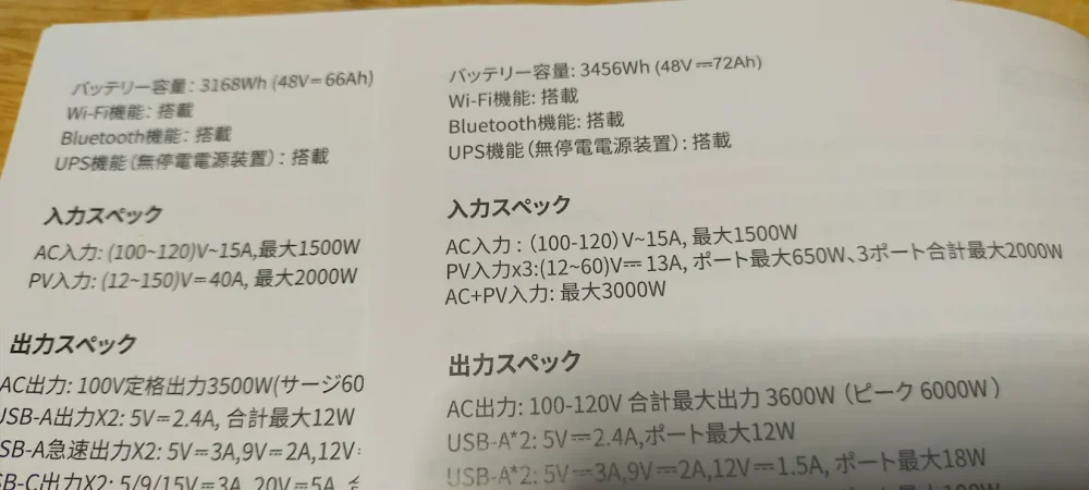 ALLPOWERポータブル電源R4000＋R3500充電比較(マニュアル)