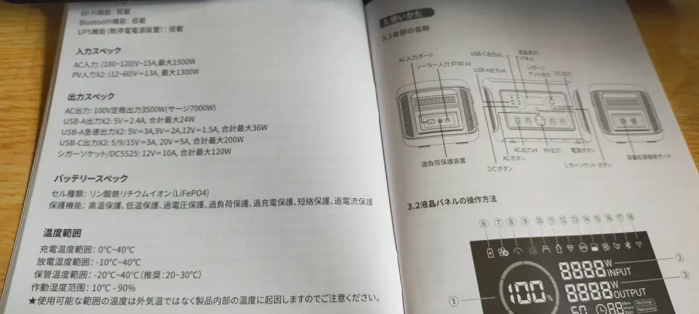 オールパワーズR3500+マニュアル(データ表)