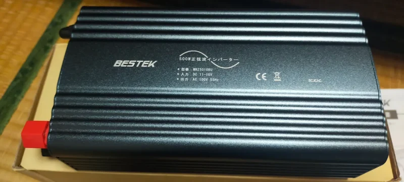 BESTEK正弦波インバーター12v500W(黒バージョン)