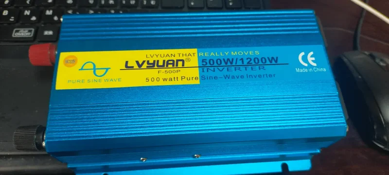 LVYUAN正弦波インバーター12v500W